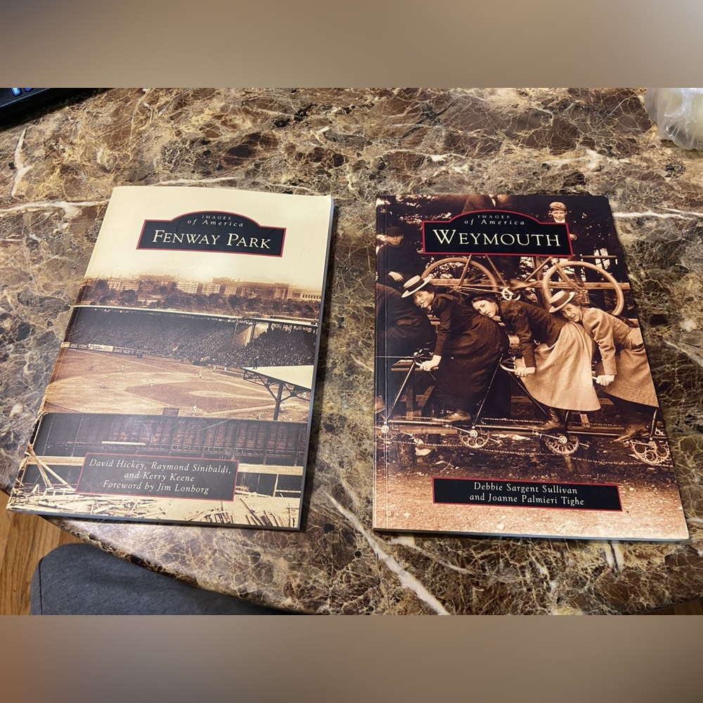 Autographed Image of America Fenway Park & Weymouth book